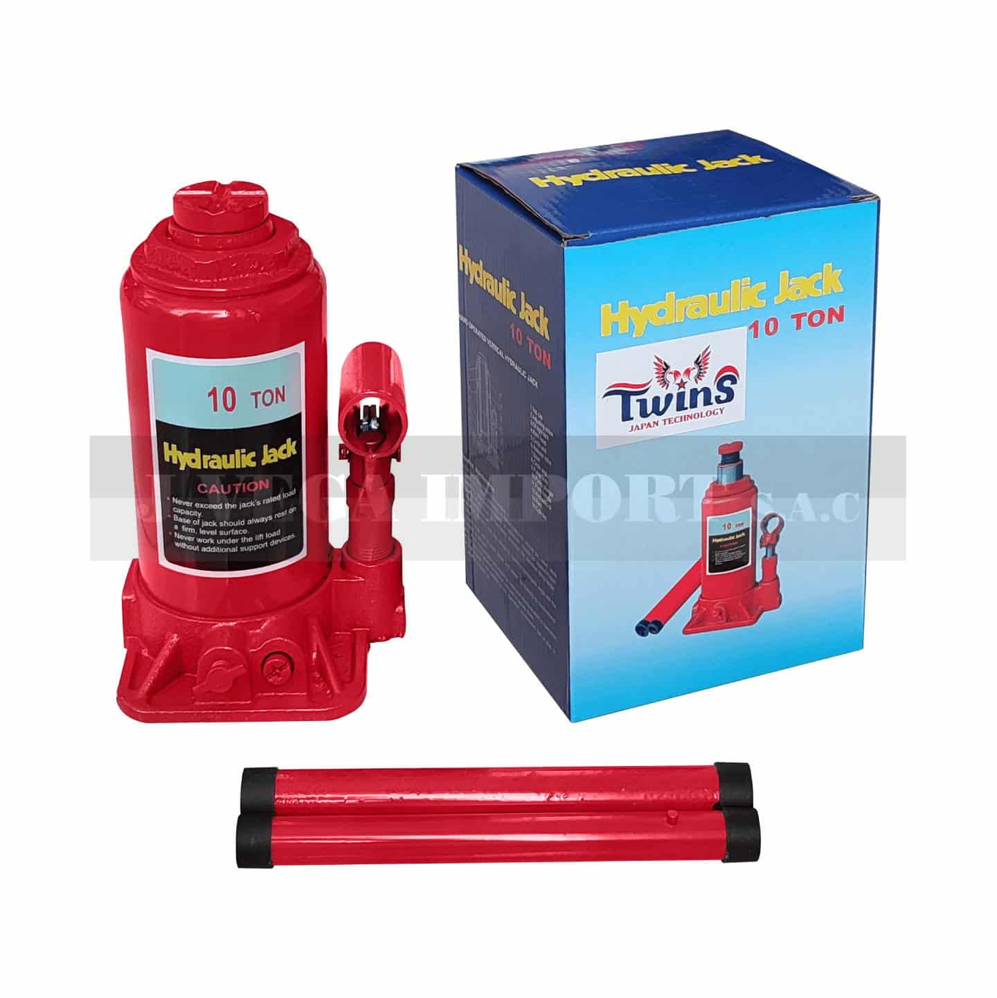 Gata hidráulica tipo botella de 10 ton | J20105
