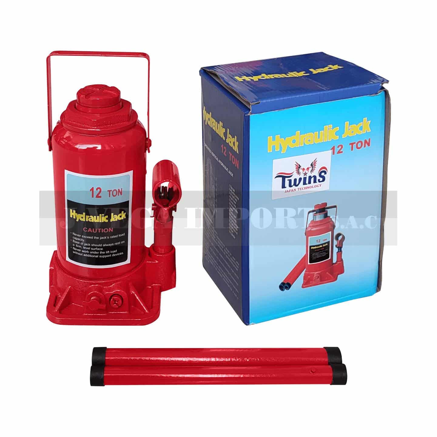 Gata hidráulica tipo botella de 12 ton | J20106