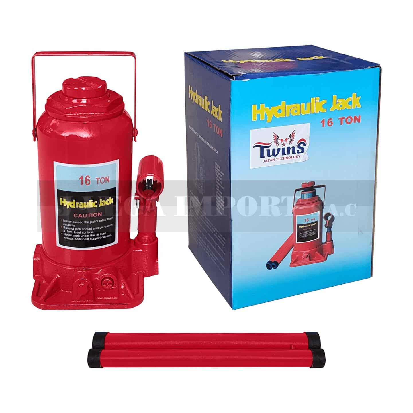 Gata hidráulica tipo botella de 16 ton | J20107
