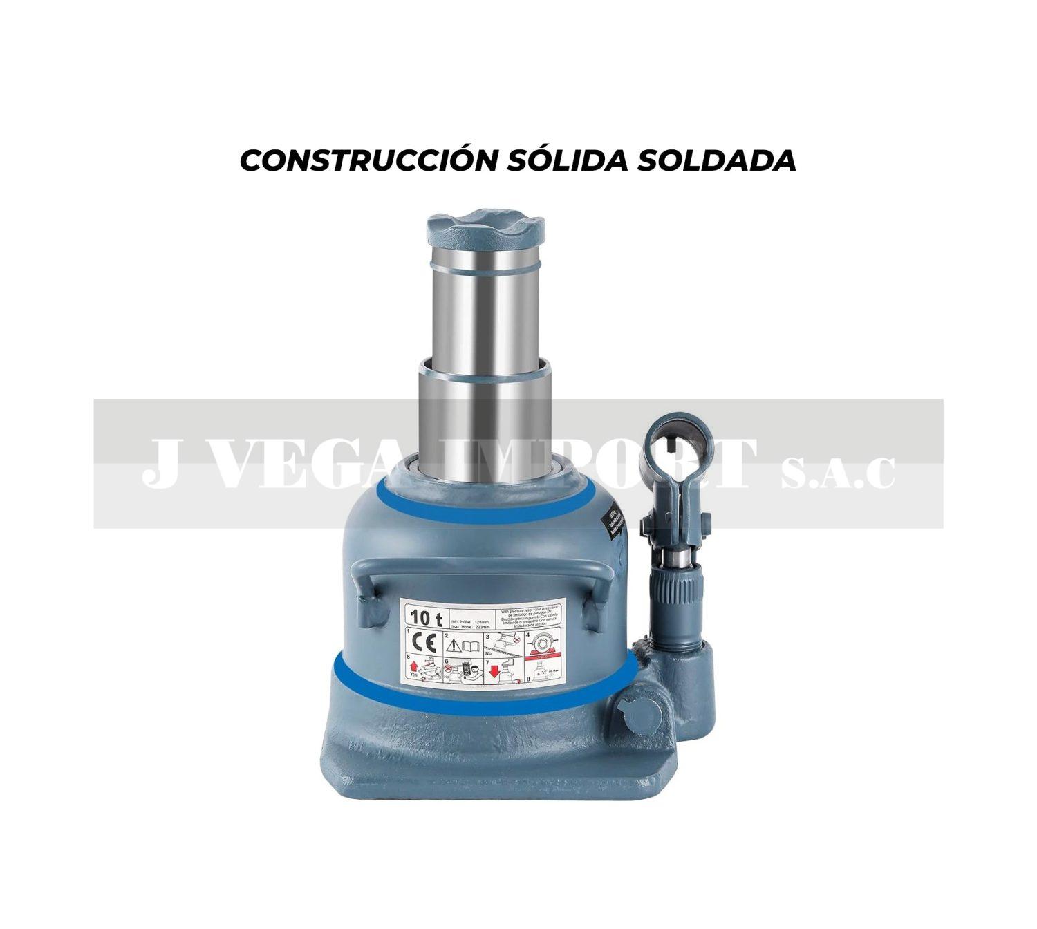Gata hidráulica botella doble rango perfil bajo de 10 ton | TH810002 - Imagen 6