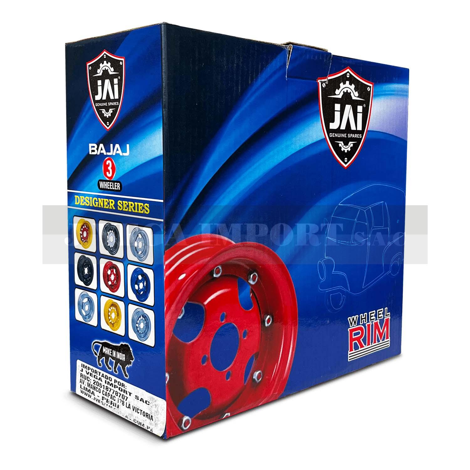 Aro de fierro estandar para bajaj azul de 8 pernos KGM / WRSTD-1A - Imagen 2