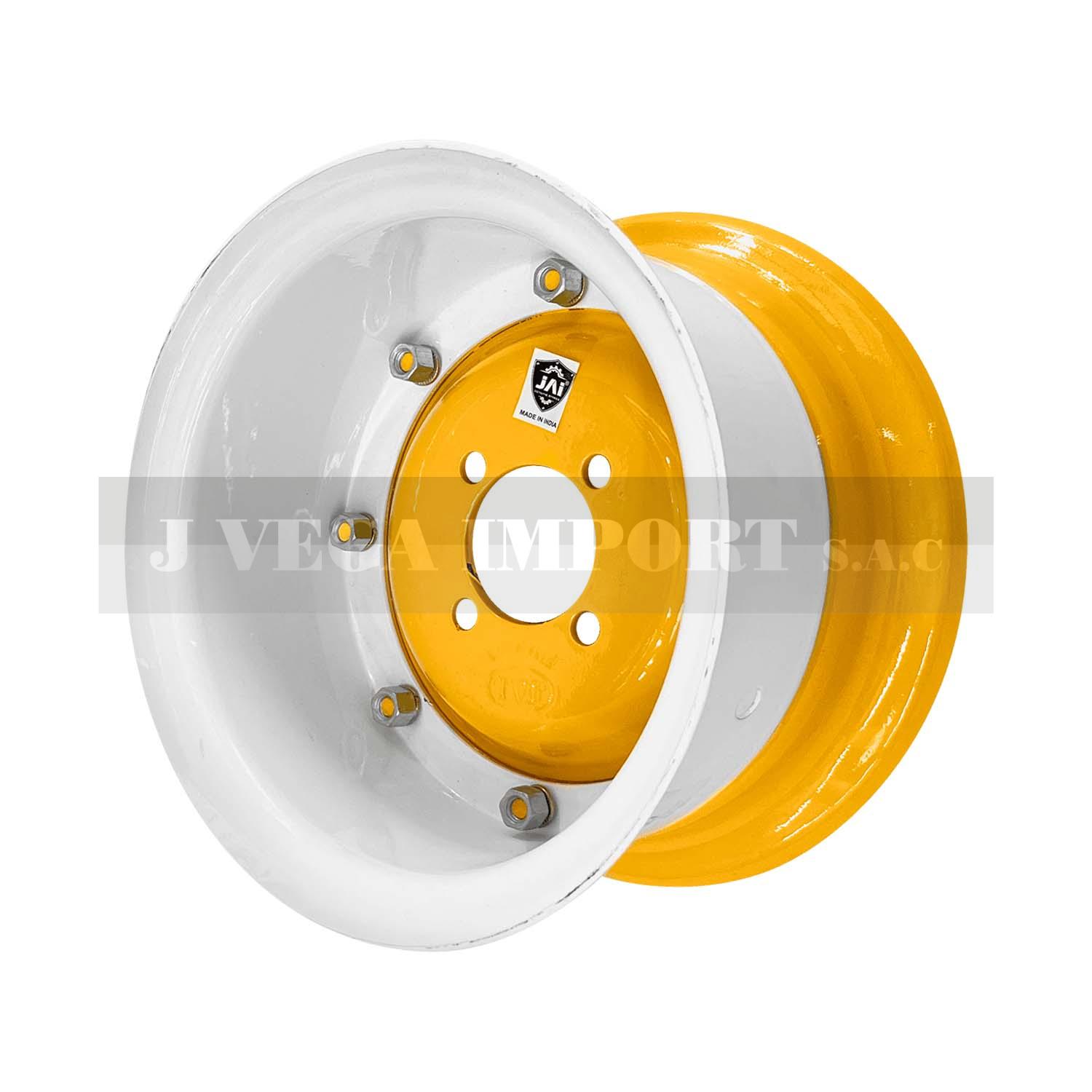 Aro de fierro amarillo con blanco para bajaj JAI / WRD-AB-1