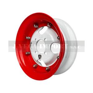 Aro de fierro para bajaj rojo con blanco KGM / WRD-RB