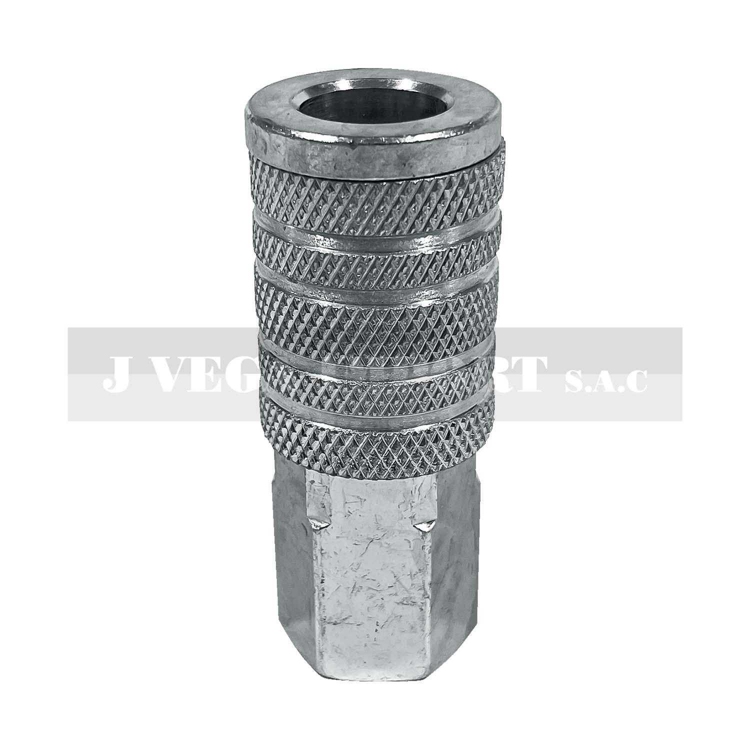 Acople R. 1/2" hembra cromado