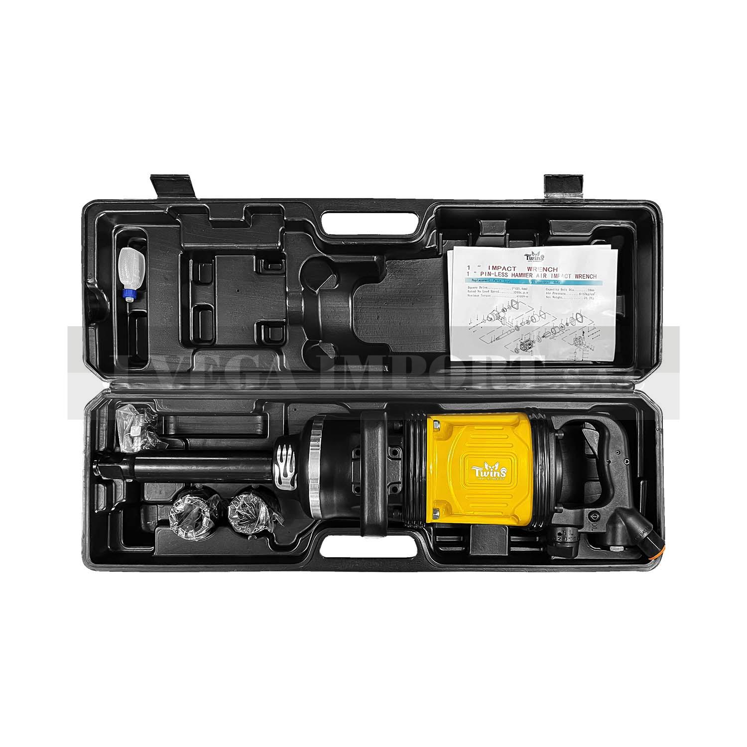 Pistola de impacto de 1" con 3200 RPM / 4500 Nm