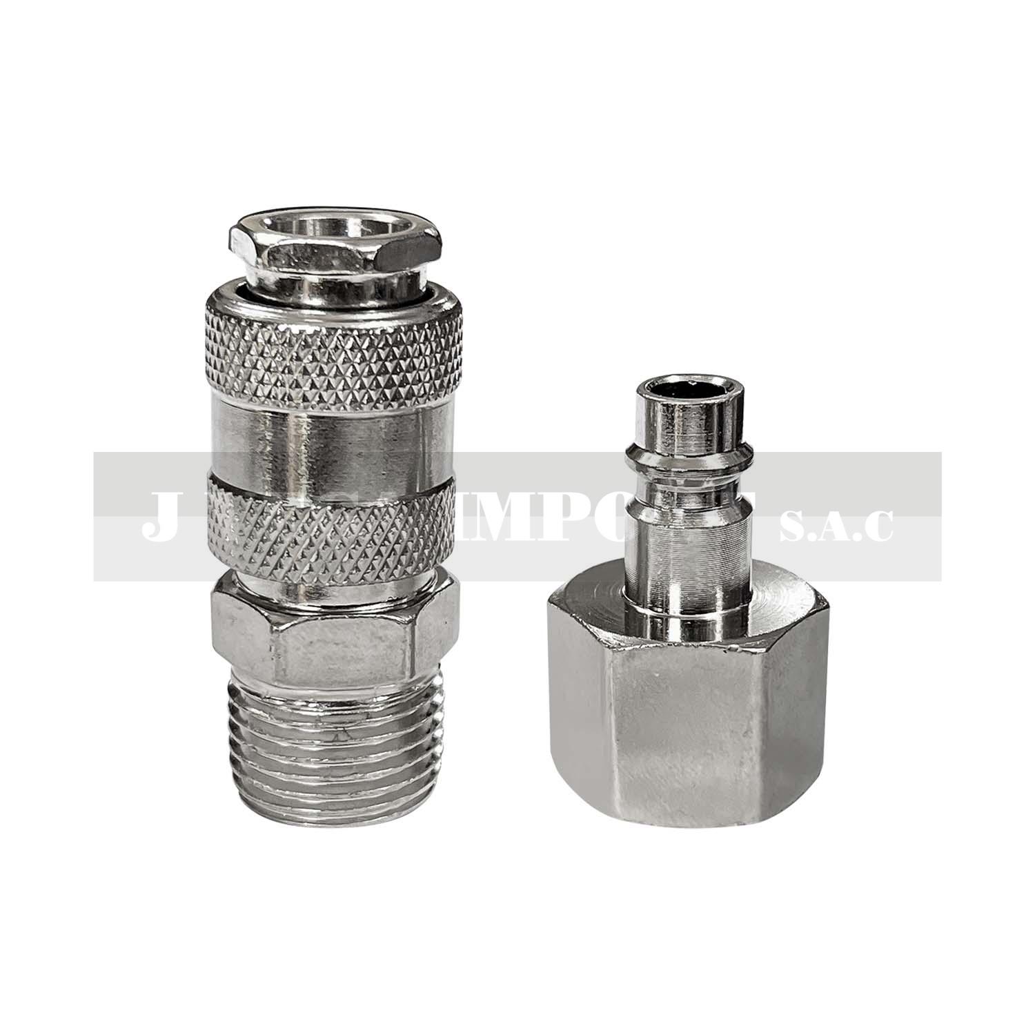 Niple de 1/2 c/rosca interna Twins